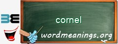 WordMeaning blackboard for cornel